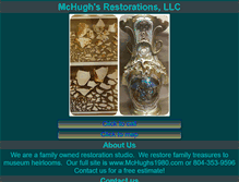 Tablet Screenshot of mchughsrestorations.com